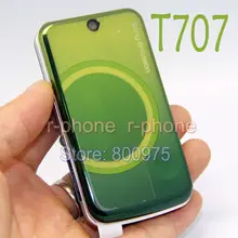 Original Refurbished Sony Ericsson T707 Mobile Phone Unlocked Flip 3G Smartphone T707 Green & Gift One year warranty(China)