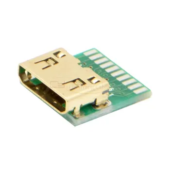 10pcs/bag CY Mini HDMI 1.4 Type-C Female Socket Receptacle Board Mount SMT Type with PCB for HDTV DIY Adapter
10pcs/bag CY Mini HDMI 1.4 Type-C Female Socket Receptacle Board Mount SMT Type with PCB for HDTV DIY Adapter