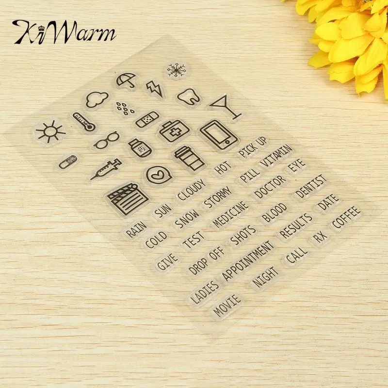 KiWarm DIY Manual Words Transparent Seal Stamp Handmade Tools for Scrapbook Hand Account Photo Album Diary Card Graffiti Decor
KiWarm DIY Manual Words Transparent Seal Stamp Handmade Tools for Scrapbook Hand Account Photo Album Diary Card Graffiti Decor