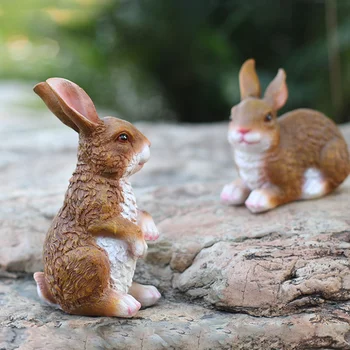 2 pieces rabbits sculpture garden home decoration artificial animals sculpture white brown gray bunny rabbit statues
2 pieces rabbits sculpture garden home decoration artificial animals sculpture white brown gray bunny rabbit statues