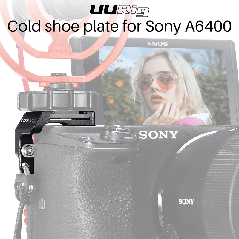 UURig R011 Sony A6400 Cold Shoe Adapter Relocation Plate Cold Shoe Plate for Sony A6400
UURig R011 Sony A6400 Cold Shoe Adapter Relocation Plate Cold Shoe Plate for Sony A6400