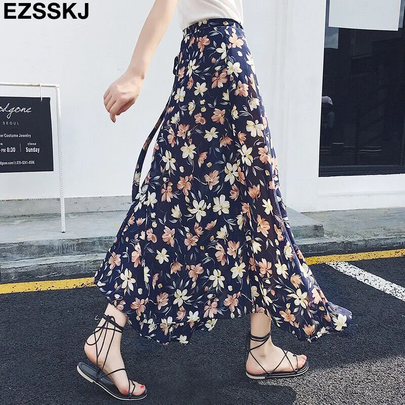 2019 Bohemian High Waist Floral Print Summer Skirts Womens Boho Asymmetrical Chiffon Skirt Long Skirts For Women
2019 Bohemian High Waist Floral Print Summer Skirts Womens Boho Asymmetrical Chiffon Skirt Long Skirts For Women