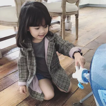 spring autumn jackets for girls 2018 new children outwear single breasted plaid girls balzer jackets kids coat for girls 2-7T
spring autumn jackets for girls 2018 new children outwear single breasted plaid girls balzer jackets kids coat for girls 2-7T