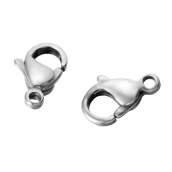 Valyria 50pcs/lot Stainless Steel Lobster Claw Clasps Hook Findings for Jewelry Making 5 Size
Valyria 50pcs/lot Stainless Steel Lobster Claw Clasps Hook Findings for Jewelry Making 5 Size