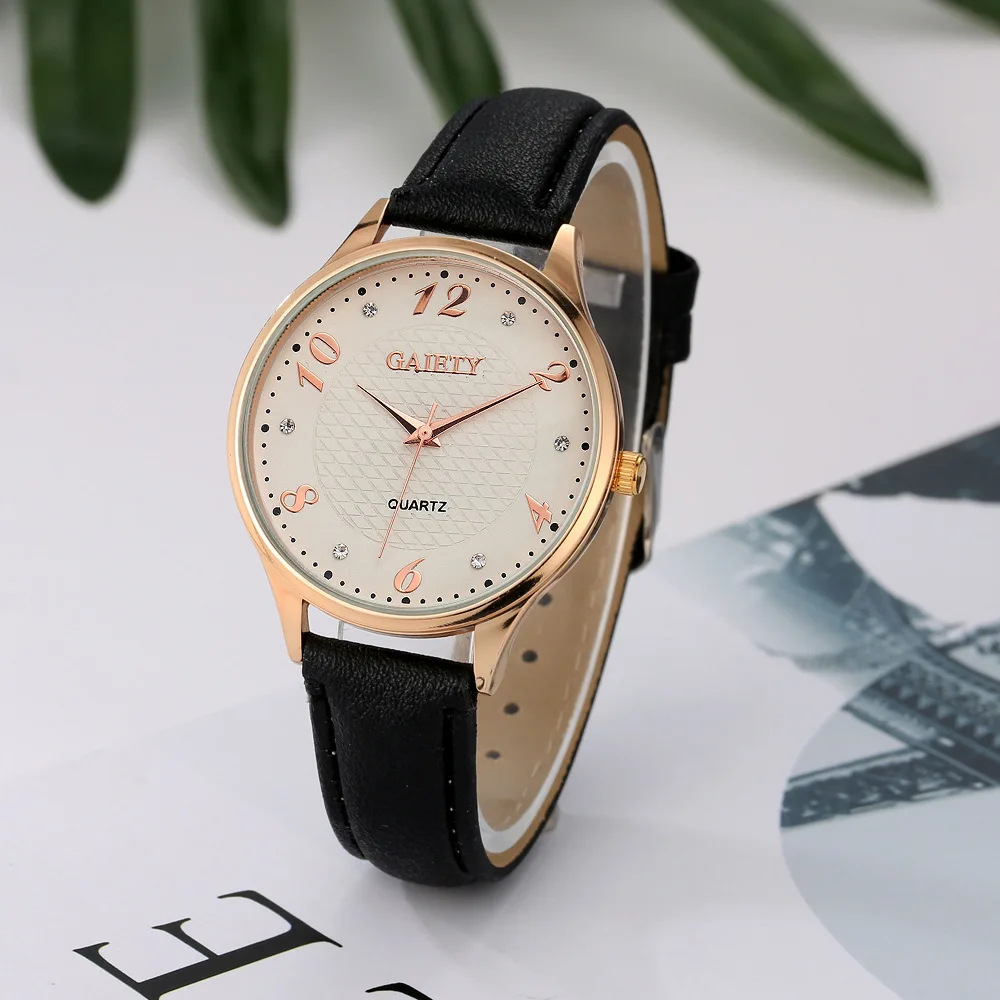 Montre Femme 2018 New Arrival Woman Watch Fashion Rhinestone Leather Watch Strap Casual Gold Plating Quartz Watch
Montre Femme 2018 New Arrival Woman Watch Fashion Rhinestone Leather Watch Strap Casual Gold Plating Quartz Watch