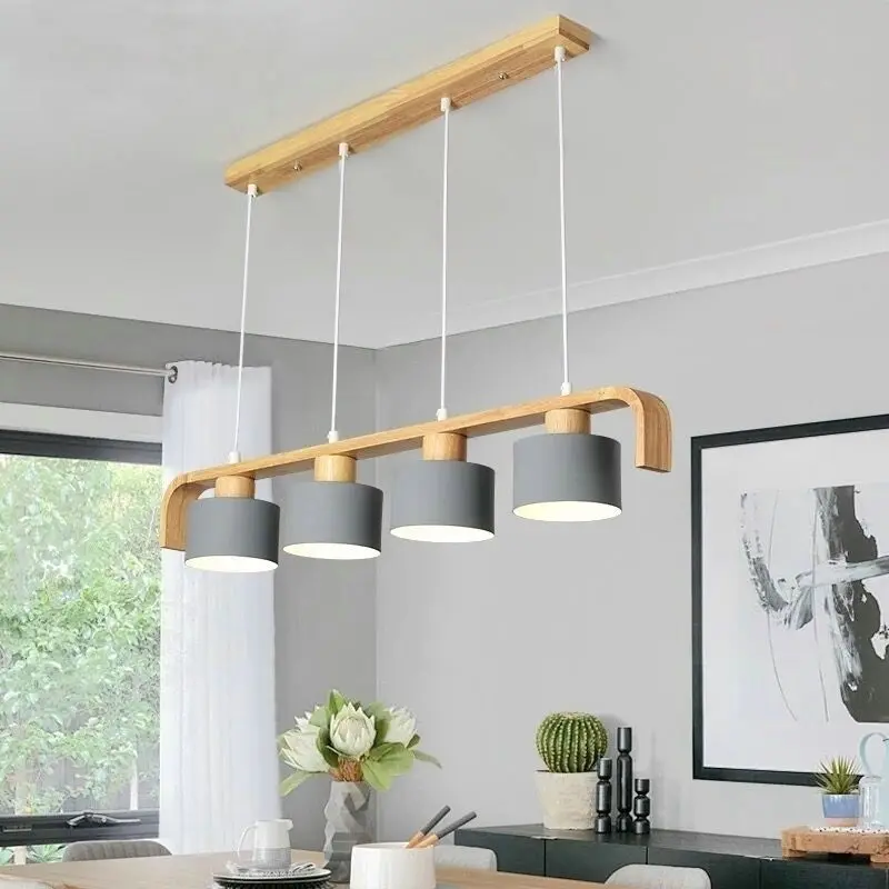 Nordic wood art three-head restaurant Pendant Lights creative personality modern minimalist bar dining room lighting WF5131159
Nordic wood art three-head restaurant Pendant Lights creative personality modern minimalist bar dining room lighting WF5131159