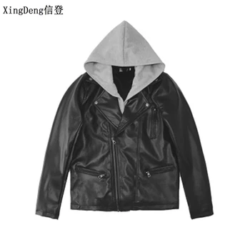 XingDeng Waterproof warm fashion PU Leather Jackets Men loose casual top Male turn-down collar Hip-hop clothes plus 4XL
XingDeng Waterproof warm fashion PU Leather Jackets Men loose casual top Male turn-down collar Hip-hop clothes plus 4XL