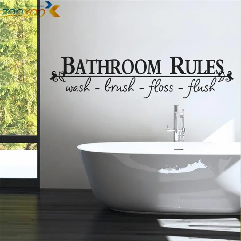 bathroom rules home decoration creative quote wall decals zooyoo8044 decorative adesivo de parede removable vinyl wall stickers
bathroom rules home decoration creative quote wall decals zooyoo8044 decorative adesivo de parede removable vinyl wall stickers