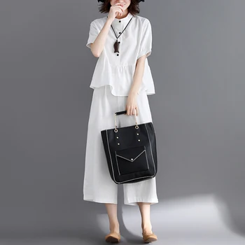 Large Big Size Casual Ensemble Femme Survetement Cotton Flax Tracksuit Women Conjunto Feminino Summer Costume Shorts Set
Large Big Size Casual Ensemble Femme Survetement Cotton Flax Tracksuit Women Conjunto Feminino Summer Costume Shorts Set