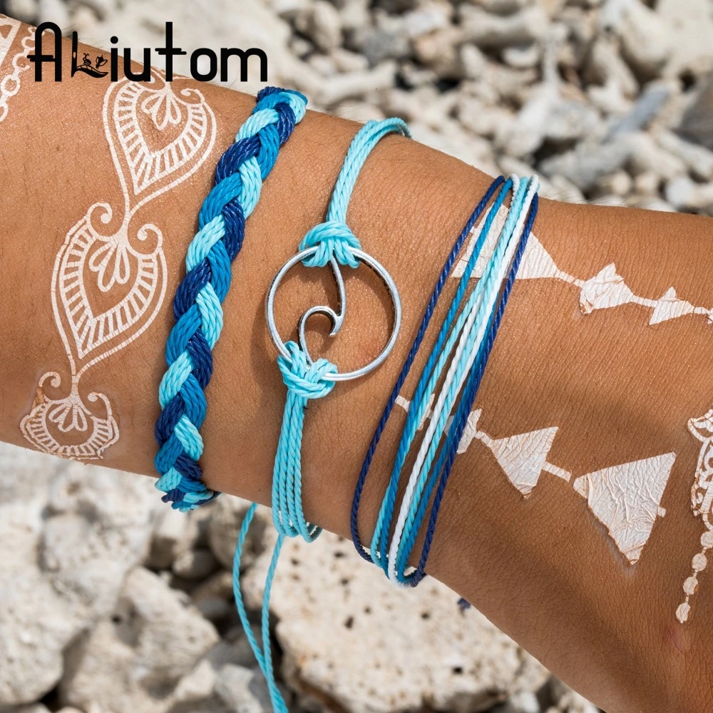 ALIUTOM Bracelets For Women Boho Beach SurfBracelets Femme Handmade Wave Charms Bracelet A Direct Sale
ALIUTOM Bracelets For Women Boho Beach SurfBracelets Femme Handmade Wave Charms Bracelet A Direct Sale