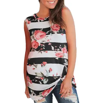 Fashion printing maternity shirt polyester ladies pregnant women striped pregnant women round neck sleeveless shirt T-shirt larg
Fashion printing maternity shirt polyester ladies pregnant women striped pregnant women round neck sleeveless shirt T-shirt larg
