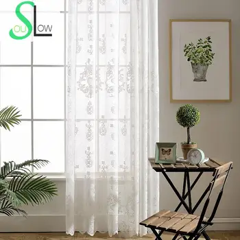 Slow Soul Modern Simple European Curtain Jacquard White Curtains Floral For Living Room Bedroom Sheer Tulle Wedding Decoration
Slow Soul Modern Simple European Curtain Jacquard White Curtains Floral For Living Room Bedroom Sheer Tulle Wedding Decoration