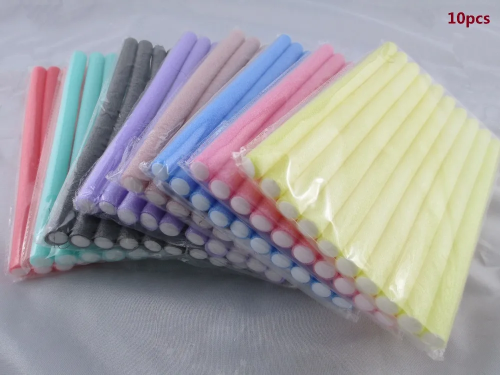 Wholesale 10pcs Lot Curler Makers Soft Foam Bendy Twist Curls DIY Styling Hair Rollers Tool Women Accessories
Wholesale 10pcs Lot Curler Makers Soft Foam Bendy Twist Curls DIY Styling Hair Rollers Tool Women Accessories