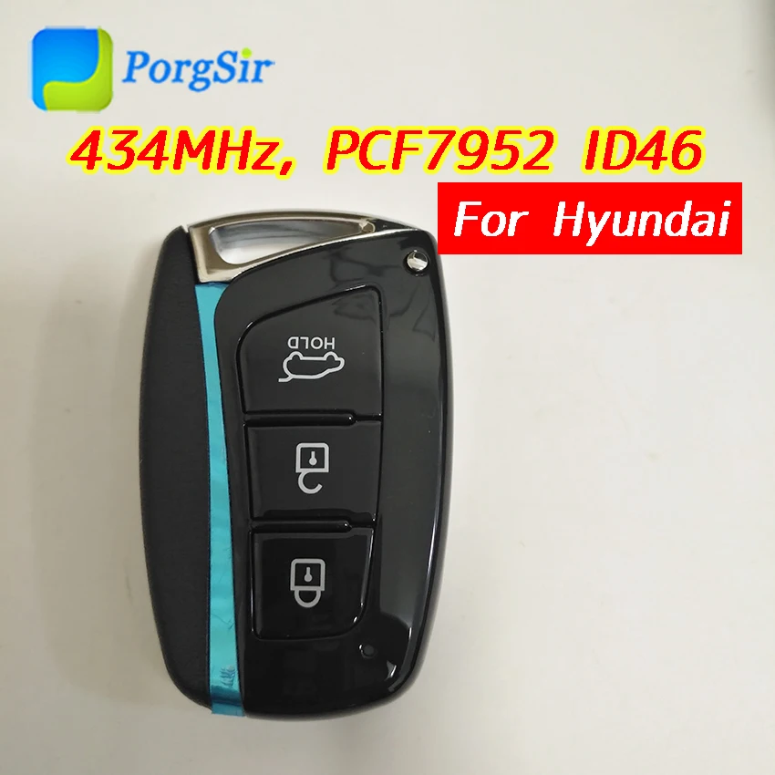 3 Button 434 Mhz FSK Smart Proximity Remote Control Key for Hyundai Santafe with PCF7952 Hitag2 ID46 chip
3 Button 434 Mhz FSK Smart Proximity Remote Control Key for Hyundai Santafe with PCF7952 Hitag2 ID46 chip