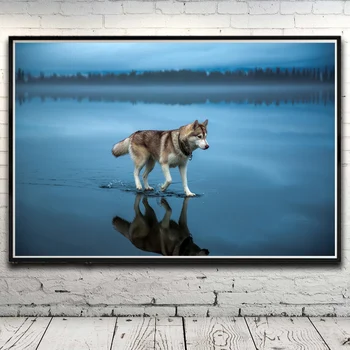 Dog Siberian Husky Lake Trees Forest Clouds Art Silk Poster Decor Pictures 12x18 16X24 20x30 24x36 Inch No Frame Free Shipping
Dog Siberian Husky Lake Trees Forest Clouds Art Silk Poster Decor Pictures 12x18 16X24 20x30 24x36 Inch No Frame Free Shipping