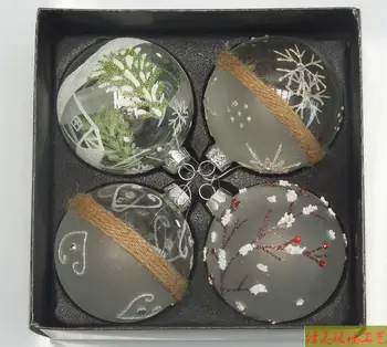 Your House will be so special !!! 4 PCS/PACK Christmas Glass Ball 8CM DIAMETER New Year House Decoration Pendant
Your House will be so special !!! 4 PCS/PACK Christmas Glass Ball 8CM DIAMETER New Year House Decoration Pendant