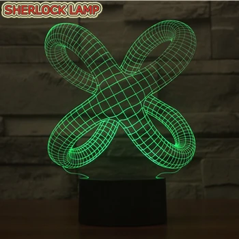 Artwork Abstract Artistic Home Decor 3D USB LED Lamp Acrylic Table Colorful Serial buckle Night light Household Room Lighting 
Artwork Abstract Artistic Home Decor 3D USB LED Lamp Acrylic Table Colorful Serial buckle Night light Household Room Lighting