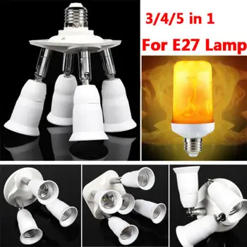 3/5 in1 Adjustable For Adjustable E27 To E27 Base Light Lamp Bulb Base Light Lamp Bulb Adapter Holder Socket Splitter
3/5 in1 Adjustable For Adjustable E27 To E27 Base Light Lamp Bulb Base Light Lamp Bulb Adapter Holder Socket Splitter