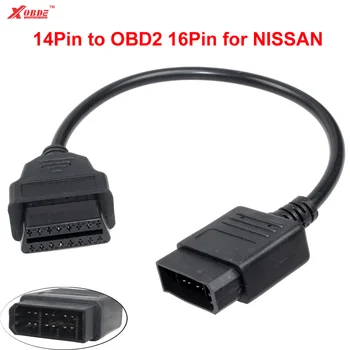 14Pin to OBD2 16 Pin Female Cable for Ni-ssan Car Diagnostic Tool Extension Cable Auto Detective Adapter Converter Connector
14Pin to OBD2 16 Pin Female Cable for Ni-ssan Car Diagnostic Tool Extension Cable Auto Detective Adapter Converter Connector