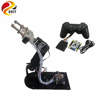DOIT 4DOF Metal Mechanical Arm Metal Structure Holder Kits With Metal Servo Horn & 1501MG Servos & 32CH Control Board & PS2 Han
DOIT 4DOF Metal Mechanical Arm Metal Structure Holder Kits With Metal Servo Horn & 1501MG Servos & 32CH Control Board & PS2 Han