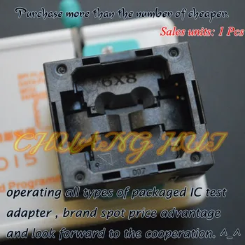 BGA24 to DIP8 Adapter TFBGA24 Programmer Adapter for SPI FLASH size=6x8mm Pin sorting=4x6 Pitch=1.0mm
BGA24 to DIP8 Adapter TFBGA24 Programmer Adapter for SPI FLASH size=6x8mm Pin sorting=4x6 Pitch=1.0mm