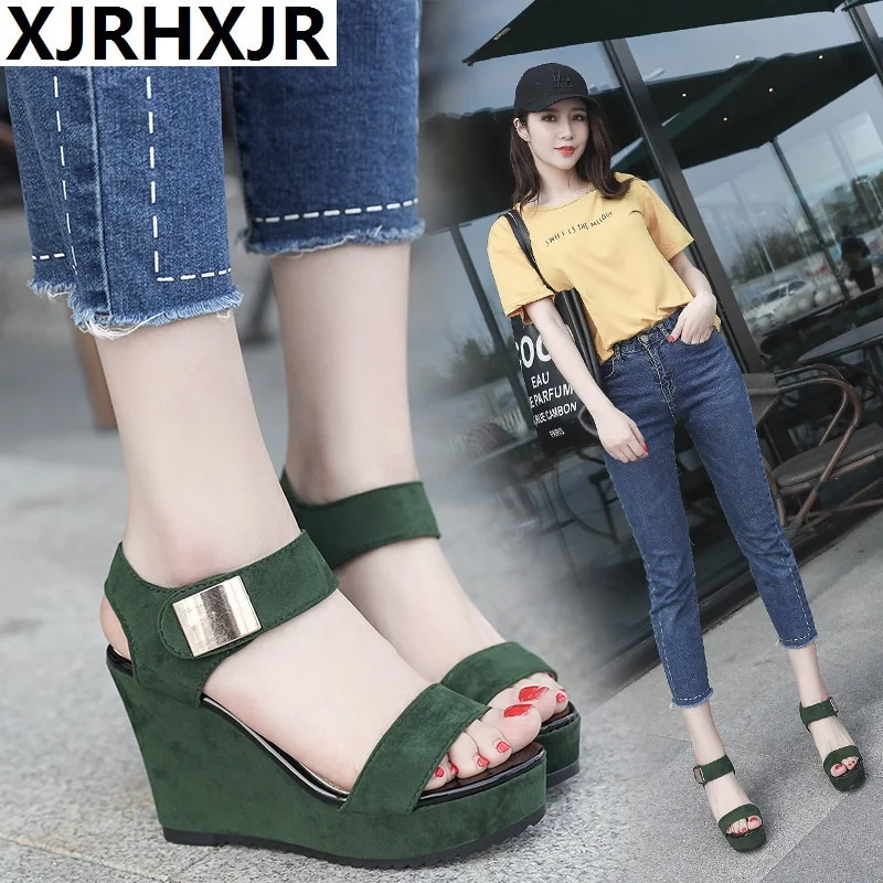 10cm women wedge sandals pumps platform heels Women's Fashion Casual Wedge Open Toe Platforms Peep Toe Sandals High Heel Shoes
10cm women wedge sandals pumps platform heels Women's Fashion Casual Wedge Open Toe Platforms Peep Toe Sandals High Heel Shoes