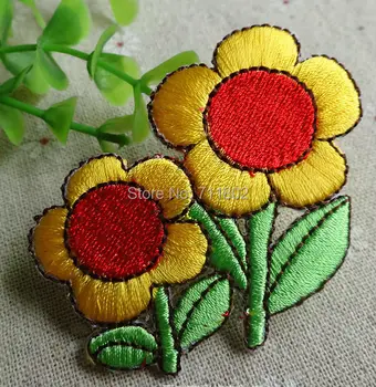 Yellow flowers iron on patch Embroidered Patch Applique Badg cloth patches wholesale 300pcs/lot
Yellow flowers iron on patch Embroidered Patch Applique Badg cloth patches wholesale 300pcs/lot