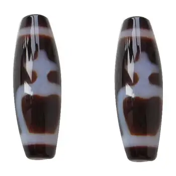 YYW Natural Tibetan Agata Dzi Beads,Colorful Jewelry, Oval, nectar & two tone, Grade AAA, 13x38mm
YYW Natural Tibetan Agata Dzi Beads,Colorful Jewelry, Oval, nectar & two tone, Grade AAA, 13x38mm