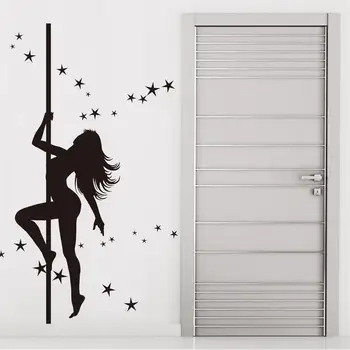 Dance Studio Wall Decoration Large Pole Dancing Sexy Girl Removable Vinyl Art Decal Wall Sticker Girls Room Wall Decals ZB258
Dance Studio Wall Decoration Large Pole Dancing Sexy Girl Removable Vinyl Art Decal Wall Sticker Girls Room Wall Decals ZB258