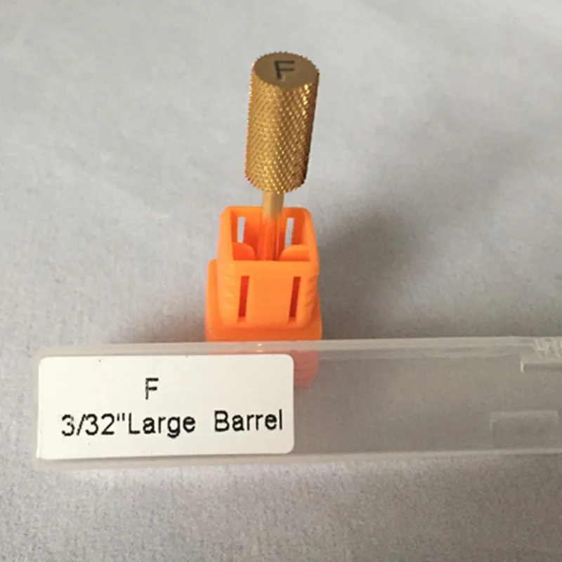 2016 New High Quality 1pcs 3/32" Fine Gold Coated Large barrel bit Electric Nail Drill Machine Carbide Nail Drill Bit
2016 New High Quality 1pcs 3/32" Fine Gold Coated Large barrel bit Electric Nail Drill Machine Carbide Nail Drill Bit
