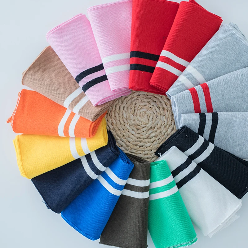 2pcs/set Cotton Rib Cuff Fabric DIY Cotton and Spandex Fabric for Sewing Collar Cuffs Garment Accessories Rib-knitted fabric
2pcs/set Cotton Rib Cuff Fabric DIY Cotton and Spandex Fabric for Sewing Collar Cuffs Garment Accessories Rib-knitted fabric