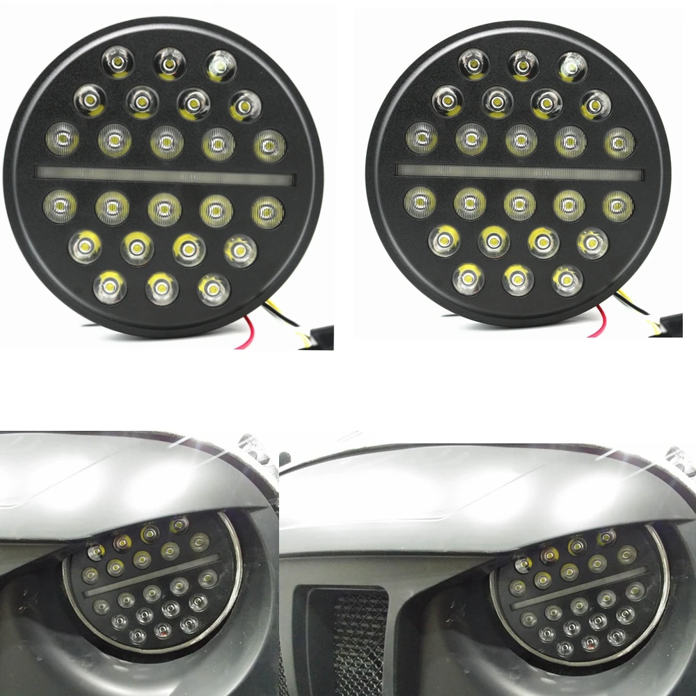 7 inch headlight for jeep hummer harley 7 inch motorcycle headlight