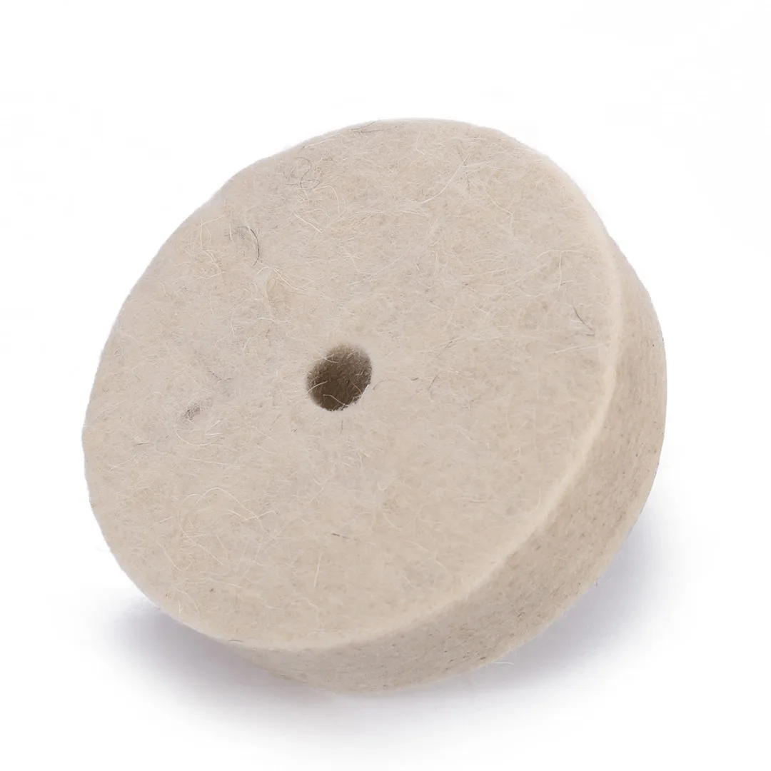 80mm Round Sanding Disc Wool Felt Polishing Wheel Pad Woodworking Rotary Tool 