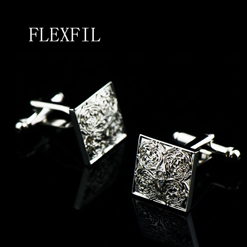FLEXFIL Luxury shirt cufflinks for men's Brand cuff buttons cuff links gemelos High Quality Square wedding abotoaduras Jewelry
FLEXFIL Luxury shirt cufflinks for men's Brand cuff buttons cuff links gemelos High Quality Square wedding abotoaduras Jewelry