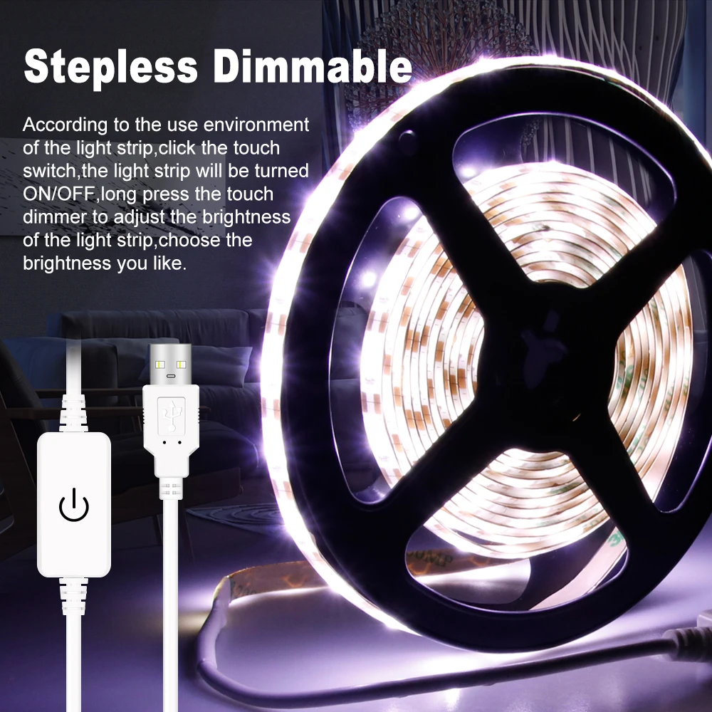 USB Strip Light Led Night Light Bandelettes Waterproof Led Lamp Tape Neon Ribbon Diode 5M TV Backlight Dimmable Mirror Lights
USB Strip Light Led Night Light Bandelettes Waterproof Led Lamp Tape Neon Ribbon Diode 5M TV Backlight Dimmable Mirror Lights
