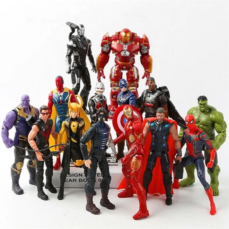 14 Pcs /set New Avengers 3 Marvel Figure Toy INFINITY WAR Collectible Model Toy Thanos Iron Man Black Panther Spiderman Hulk
14 Pcs /set New Avengers 3 Marvel Figure Toy INFINITY WAR Collectible Model Toy Thanos Iron Man Black Panther Spiderman Hulk