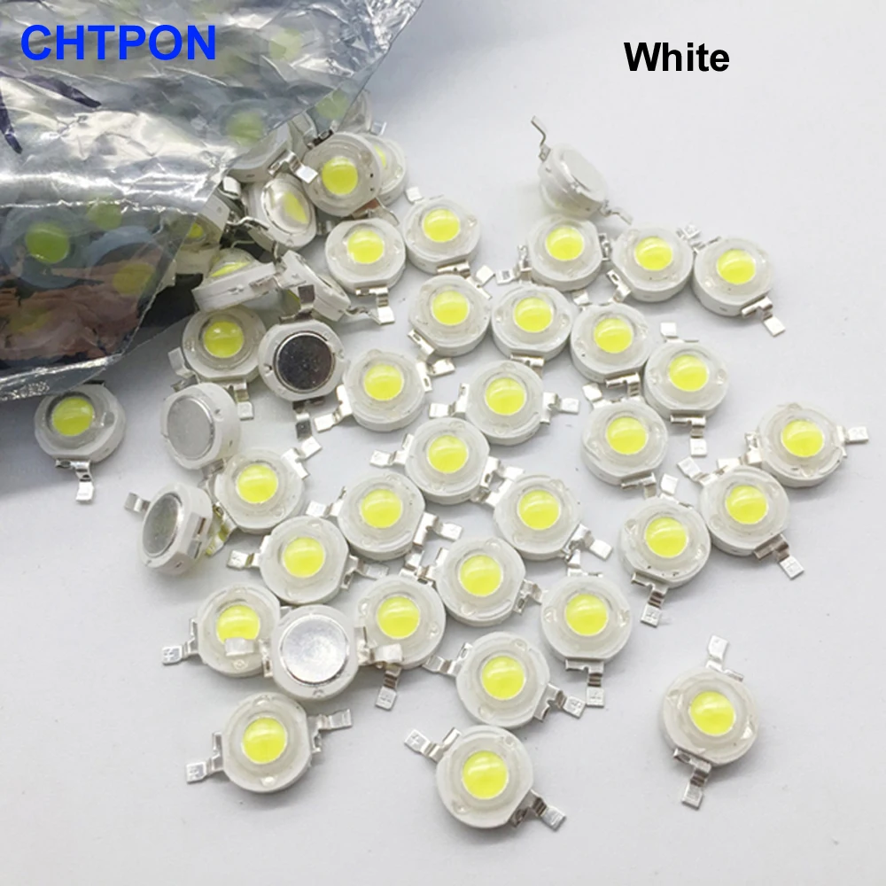 10 -1000 pcs Real Full Watt CREE 1W 3W High Power LED lamp Bulb Diodes SMD 110-120LM LEDs Chip For 3W - 18W Spot light Downlight
10 -1000 pcs Real Full Watt CREE 1W 3W High Power LED lamp Bulb Diodes SMD 110-120LM LEDs Chip For 3W - 18W Spot light Downlight