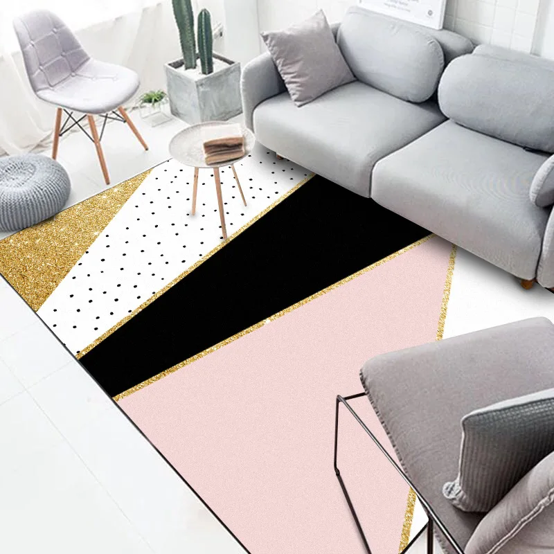 Nordic style Door Mat Living Room Carpets 3D Printing Soft pink Carpet Coffee Table Mat Bedroom Non-slip Absorbent Polyester Rug
Nordic style Door Mat Living Room Carpets 3D Printing Soft pink Carpet Coffee Table Mat Bedroom Non-slip Absorbent Polyester Rug
