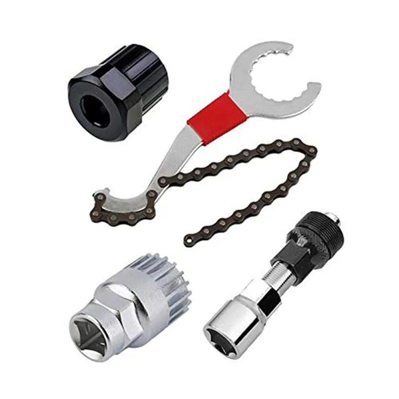 Bicycle Repair Tool Kits Mountain Bike Chain Cutter/Chain Removel/Bracket Remover/Freewheel Remover/Crank Puller Remover
Bicycle Repair Tool Kits Mountain Bike Chain Cutter/Chain Removel/Bracket Remover/Freewheel Remover/Crank Puller Remover