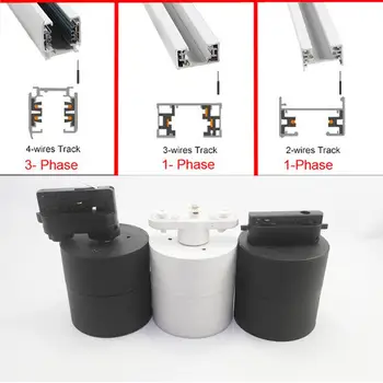High Power 15W 20W Dimmable LED Track Light COB LED Rail Lamps 4 Wires 3Phase AC85-265V LED Track Spotlight for Home Store Shops
High Power 15W 20W Dimmable LED Track Light COB LED Rail Lamps 4 Wires 3Phase AC85-265V LED Track Spotlight for Home Store Shops