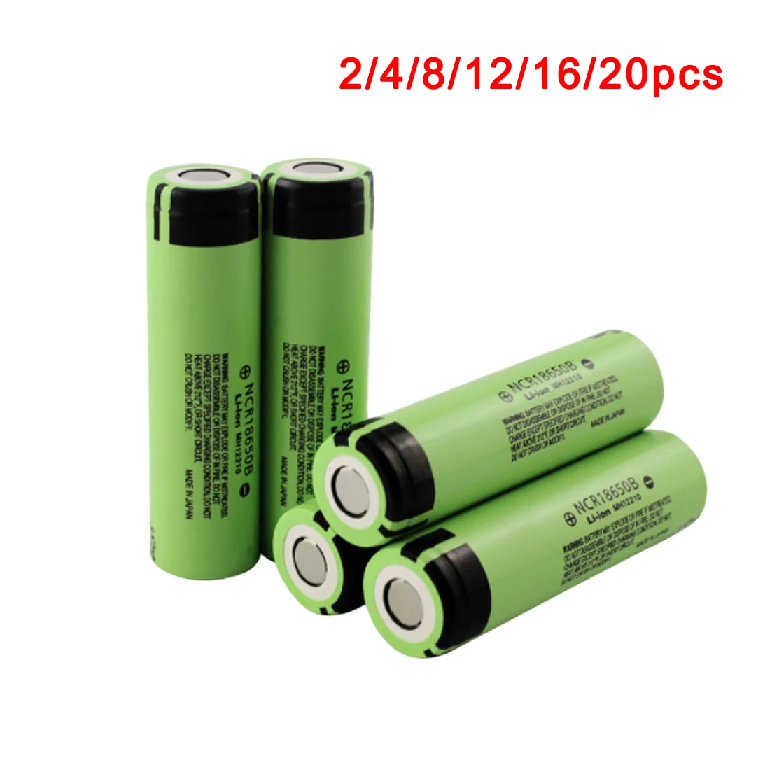 Pro 2/ 4/8/12/16/20PCS 3.7V NCR 18650B 3400mAh Rechargeable Batteries For Panasonic 18650 Battery/Portable Charger/Light
Pro 2/ 4/8/12/16/20PCS 3.7V NCR 18650B 3400mAh Rechargeable Batteries For Panasonic 18650 Battery/Portable Charger/Light