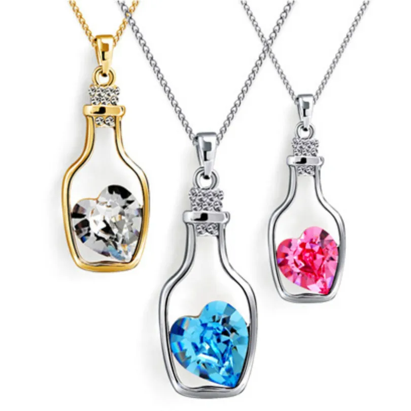 NEW Fashion Jewelry New Luxury Necklace Popular Crystal Necklace Punk Love Pendant Necklace Statement Female Elegant Necklace
NEW Fashion Jewelry New Luxury Necklace Popular Crystal Necklace Punk Love Pendant Necklace Statement Female Elegant Necklace