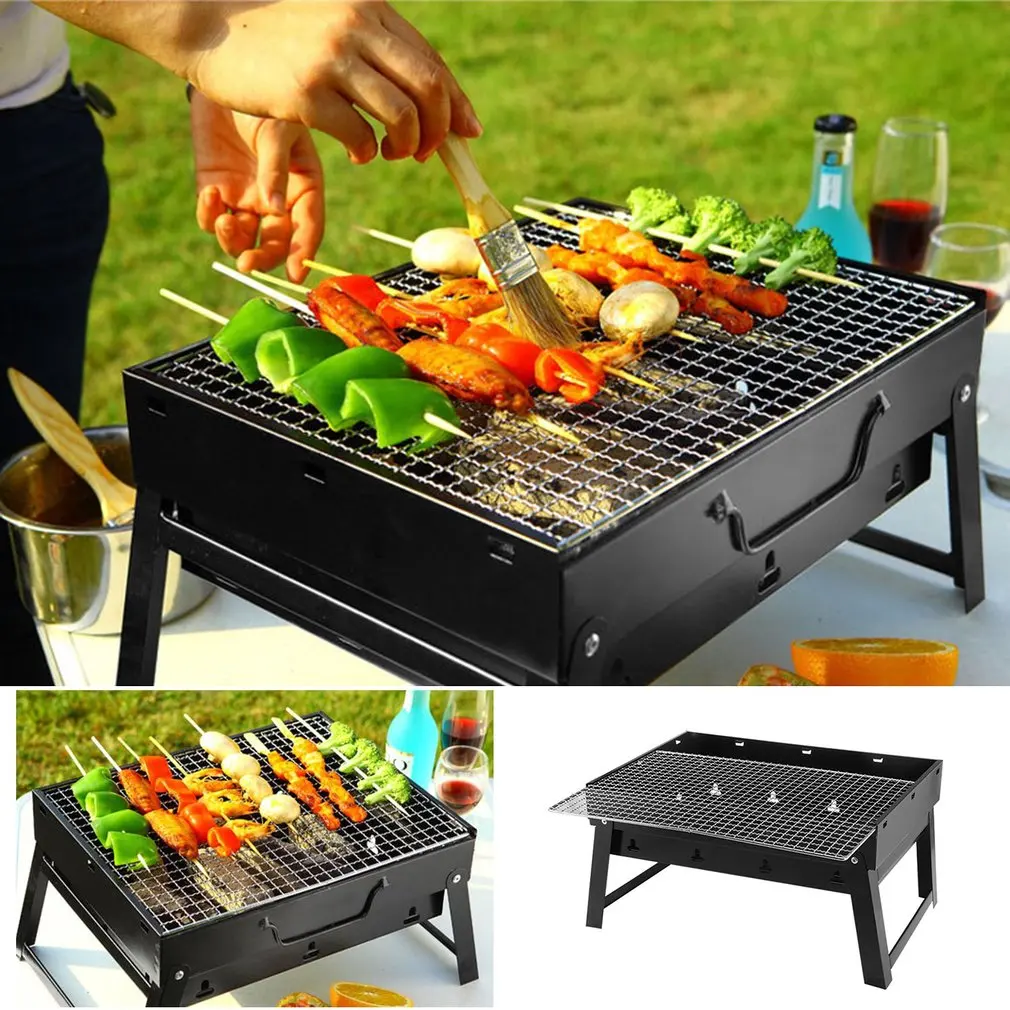 Portable Charcoal Barbecue Stove Folding BBQ Grills For Outdoor Camping Picnic Party Compact Suitcase Shape Easy Storage
Portable Charcoal Barbecue Stove Folding BBQ Grills For Outdoor Camping Picnic Party Compact Suitcase Shape Easy Storage