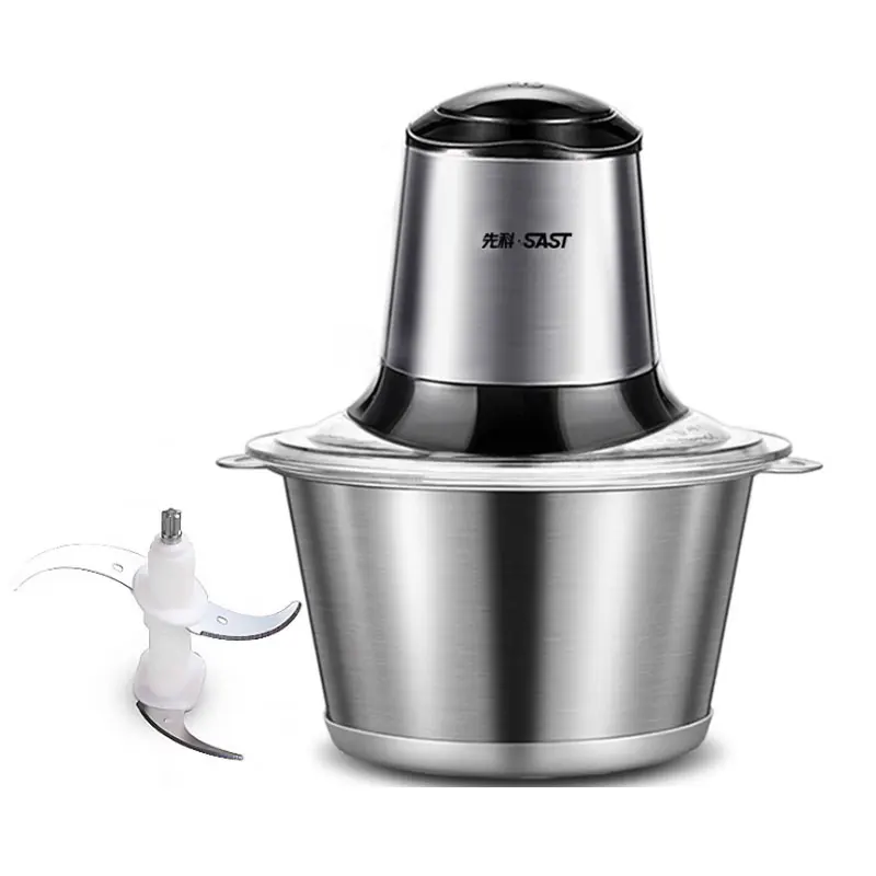 220V 304 Stainless Steel Meat Grinder Chopper Electric Automatic Mincing Machine High-quality Household Grinder Food Processor
220V 304 Stainless Steel Meat Grinder Chopper Electric Automatic Mincing Machine High-quality Household Grinder Food Processor