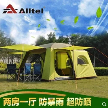 Alltel 1 Bedroom 1 Living Room Ultralarge Durable Waterproof Waterproof Car Driving Tent Party Tent Family Outdoor Camping Tent
Alltel 1 Bedroom 1 Living Room Ultralarge Durable Waterproof Waterproof Car Driving Tent Party Tent Family Outdoor Camping Tent