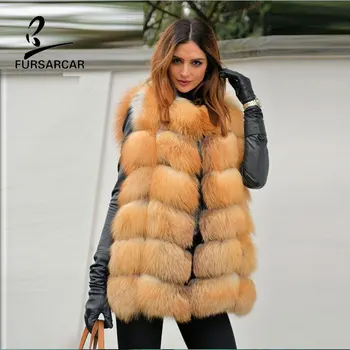 FURSARCAR 2019 Real Gold Fox Fur Vest Women Winter Warm Genuine Leather Natural Fox Fur Vests Real Fur Waistcoat Outerwear Coats
FURSARCAR 2019 Real Gold Fox Fur Vest Women Winter Warm Genuine Leather Natural Fox Fur Vests Real Fur Waistcoat Outerwear Coats