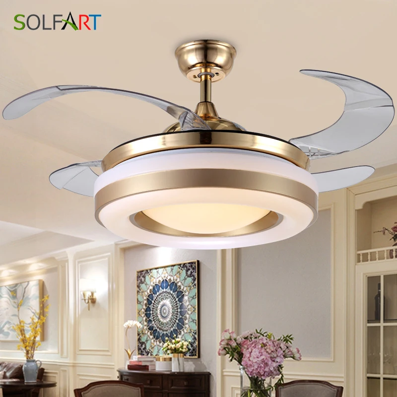Solfart Remote Control Led Light Fixture Folding Invisible Retractable Hidden blades for living room bedroom
Solfart Remote Control Led Light Fixture Folding Invisible Retractable Hidden blades for living room bedroom