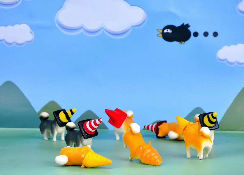 Японские Оригинальные капсульные игрушки 8 комплектов милые питомцы фигурки