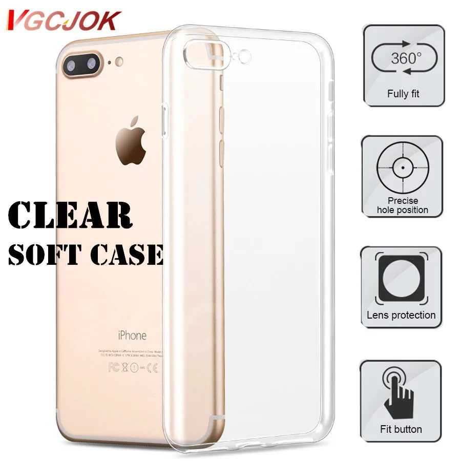 Clear Silicone Soft Case For iPhone 7 8 6 6s Plus 7Plus 8Plus 5 5s SE 6sPlus Transparent TPU Phone Case For iPhone X XS MAX XR
Clear Silicone Soft Case For iPhone 7 8 6 6s Plus 7Plus 8Plus 5 5s SE 6sPlus Transparent TPU Phone Case For iPhone X XS MAX XR