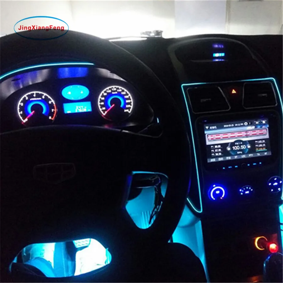 JingXiangFeng 5 M Auto Car Interior LED EL Wire Rope Tube Line Flexible Neon Light Glow El Salon Flat 12V Strip Pathway Lighting
JingXiangFeng 5 M Auto Car Interior LED EL Wire Rope Tube Line Flexible Neon Light Glow El Salon Flat 12V Strip Pathway Lighting